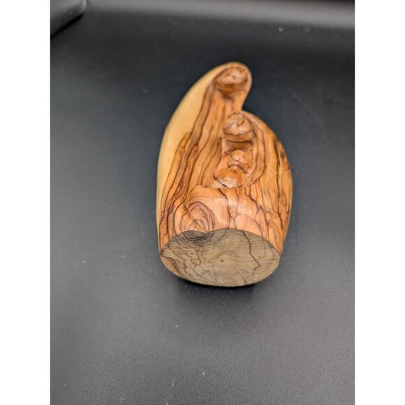 Holy Family Statue, Olive Wood Holy Family Figurine, Wooden Holy Family Made in - Picture 6 of 8
